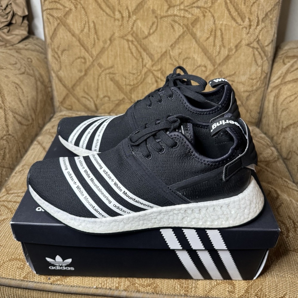 Adidas NMD R2 PK WM White Mountaineering Black BB2978 Size 9.5 New
